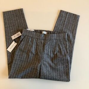 NWT  Aritzia Babaton conan ankle trousers Charcoal Herringbone Trousers